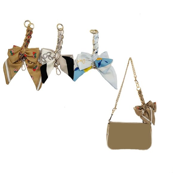 1pc Chic Bowknot Wallet Extension Chain for Handbags & Crossbody Bags - Picture 3 of 4
